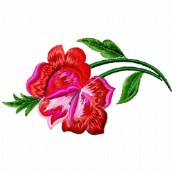 Flowers And Tree Embroidery Design 4 Flowers And Tree Embroidery Design 4